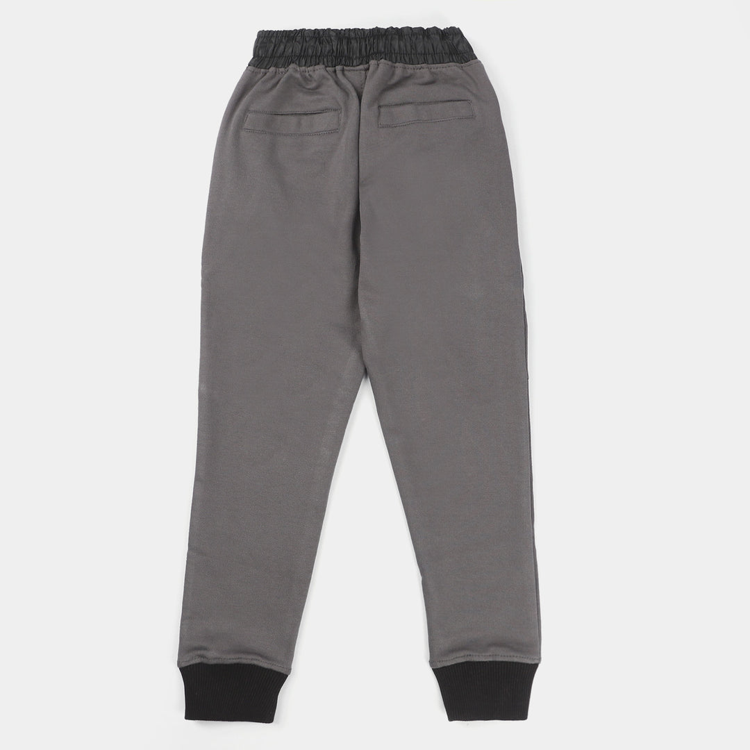 Boys Terry and Fleece Pyjamas Parachute-D Grey