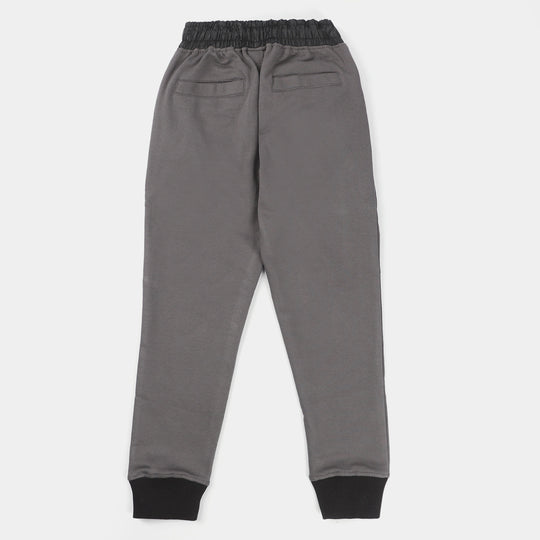Boys Terry and Fleece Pyjamas Parachute-D Grey