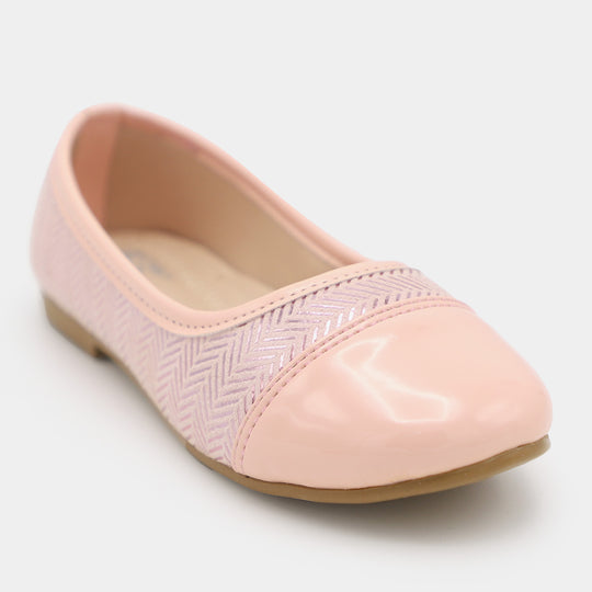 Girls Pumps PP 80-14 - Light Peach