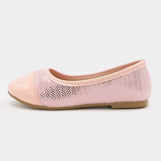 Girls Pumps PP 80-14 - Light Peach