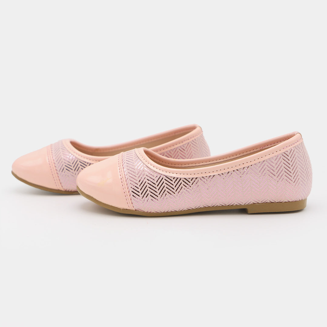 Girls Pumps PP 80-14 - Light Peach