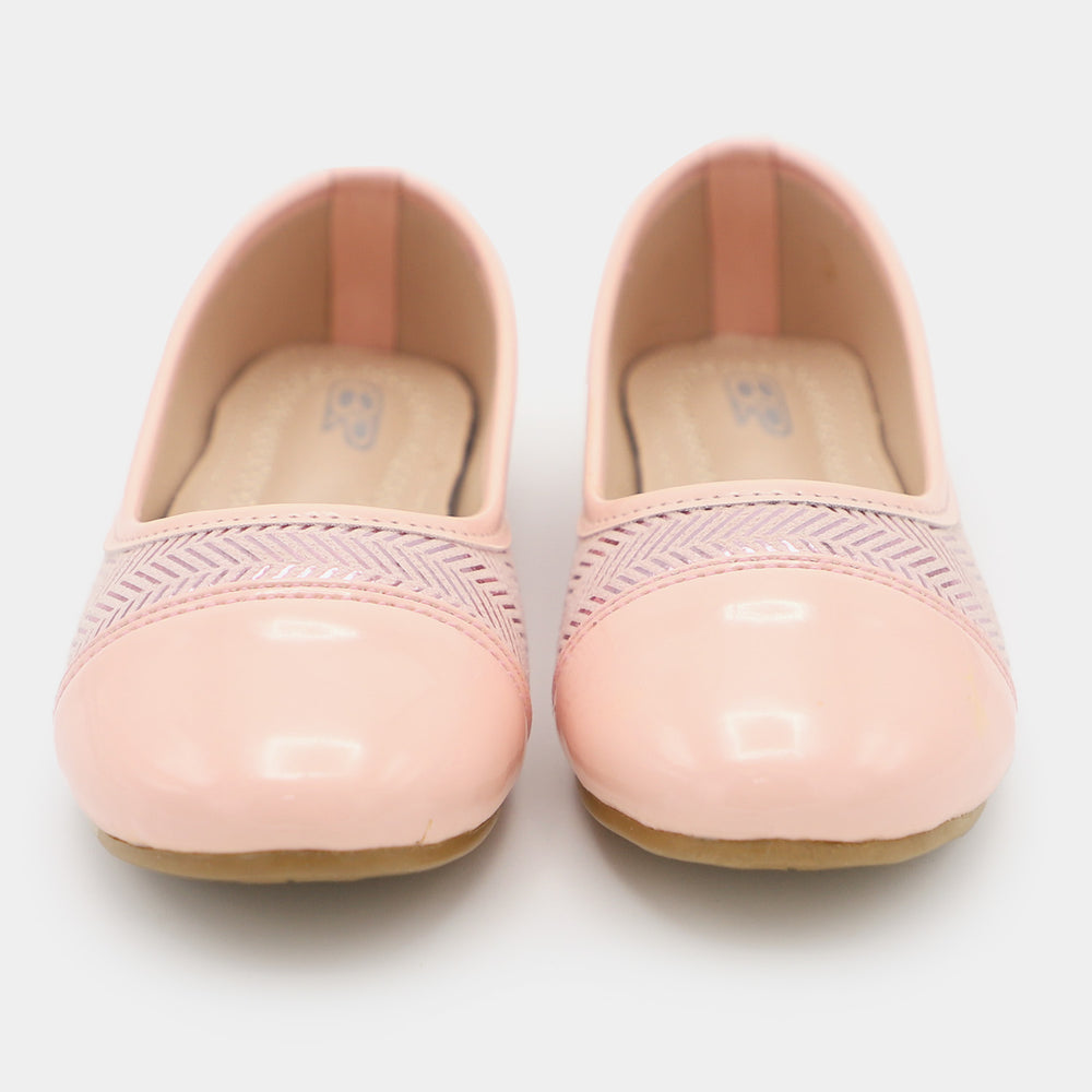 Girls Pumps PP 80-14 - Light Peach