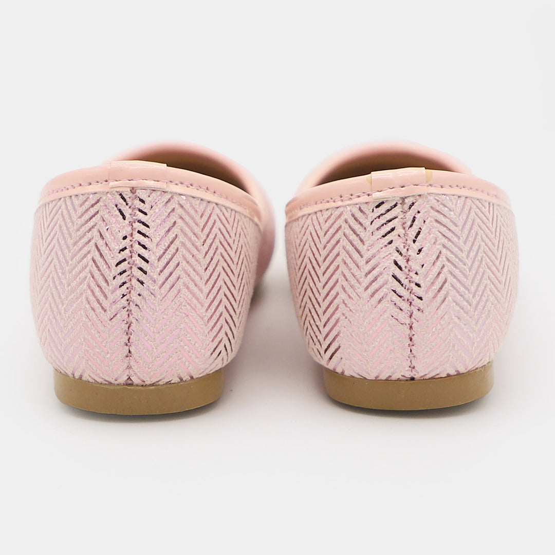 Girls Pumps PP 80-14 - Light Peach