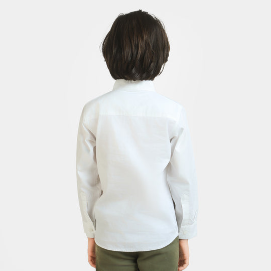 Boys Cotton Casual Shirt NOW  - White