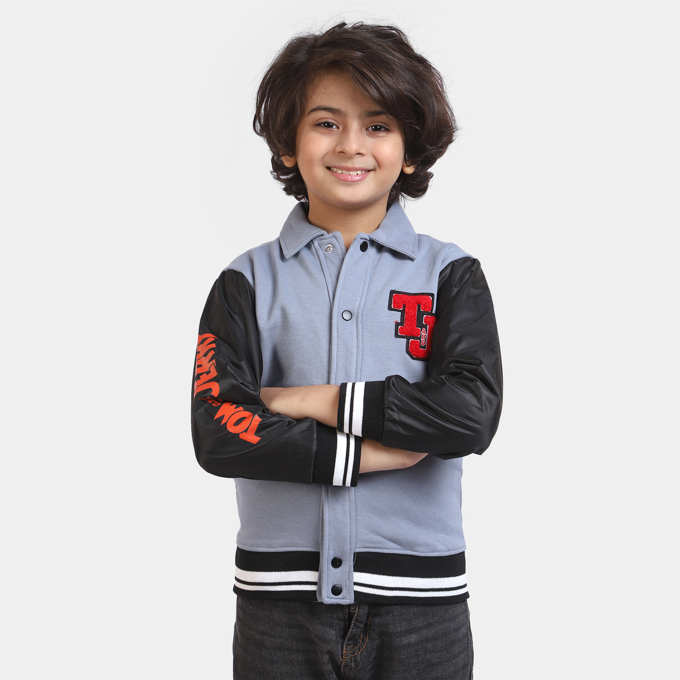 Boys Knitted Jacket - Blue