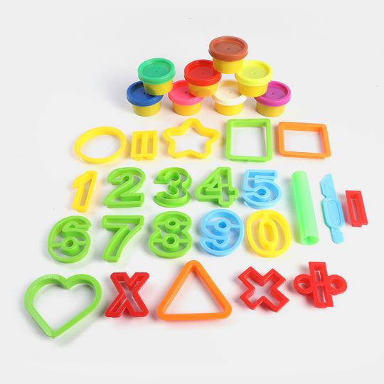 Educational Color Dough Play Set For Kids