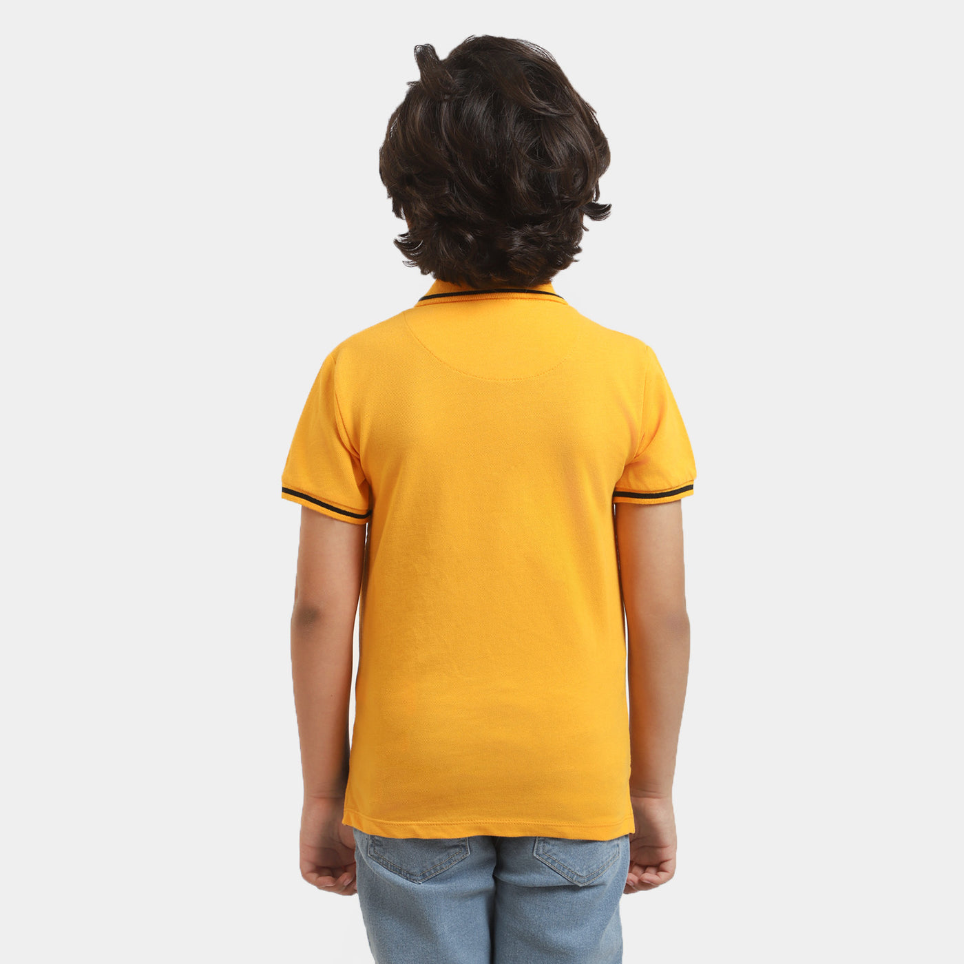 Boys Polo T-Shirt - Citrus