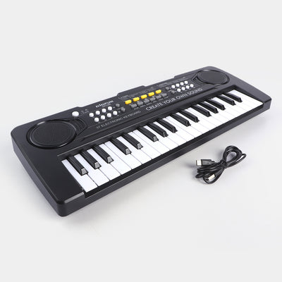 Electronic Music Keyboard Piano With Microphone 37Keys