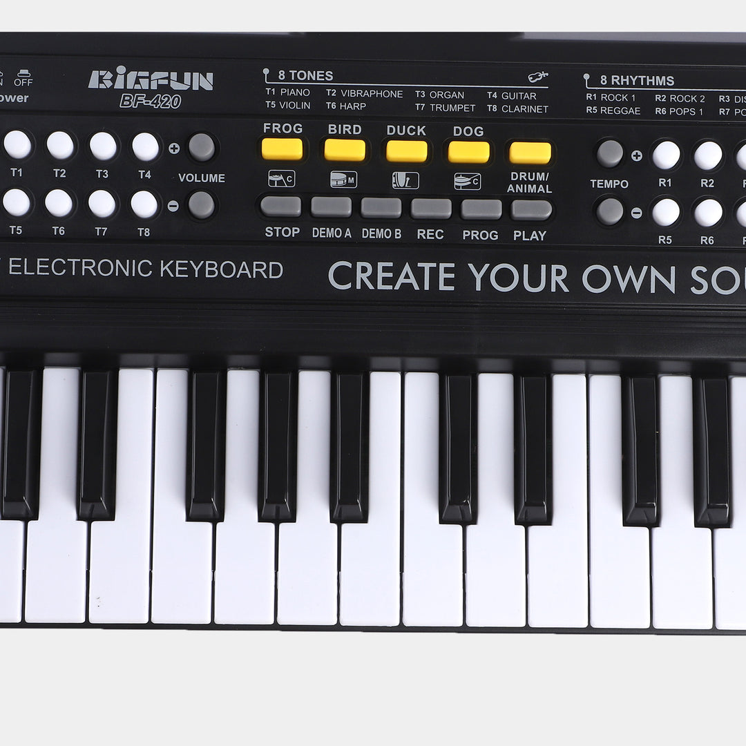 Electronic Music Keyboard Piano With Microphone 37Keys