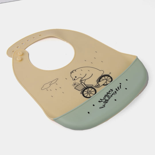 Baby Silicone Bib Food Catcher Pocket | 6M+