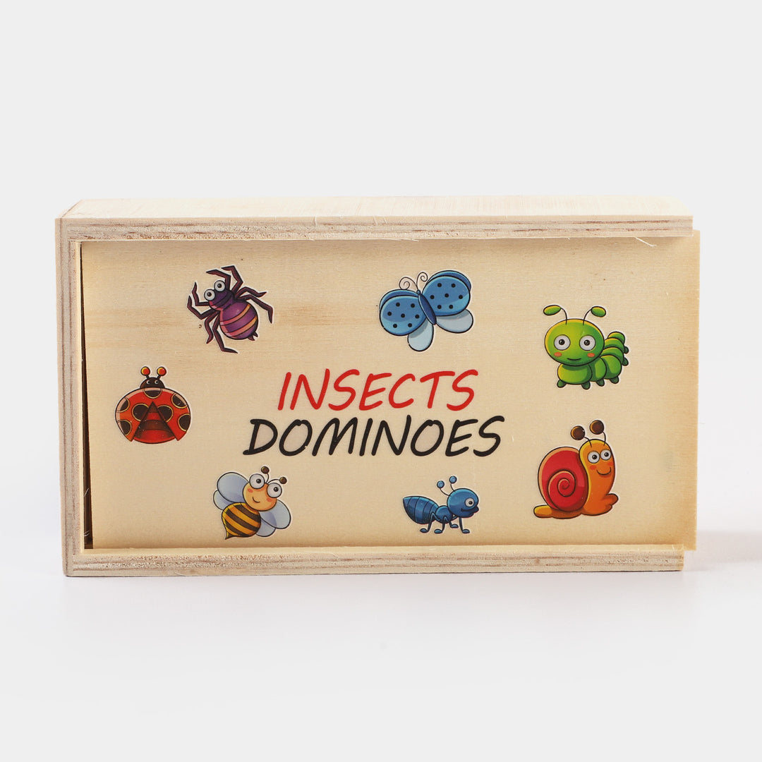 Wooden Toy Insects Dominos For Kids