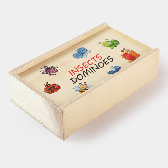 Wooden Toy Insects Dominos For Kids