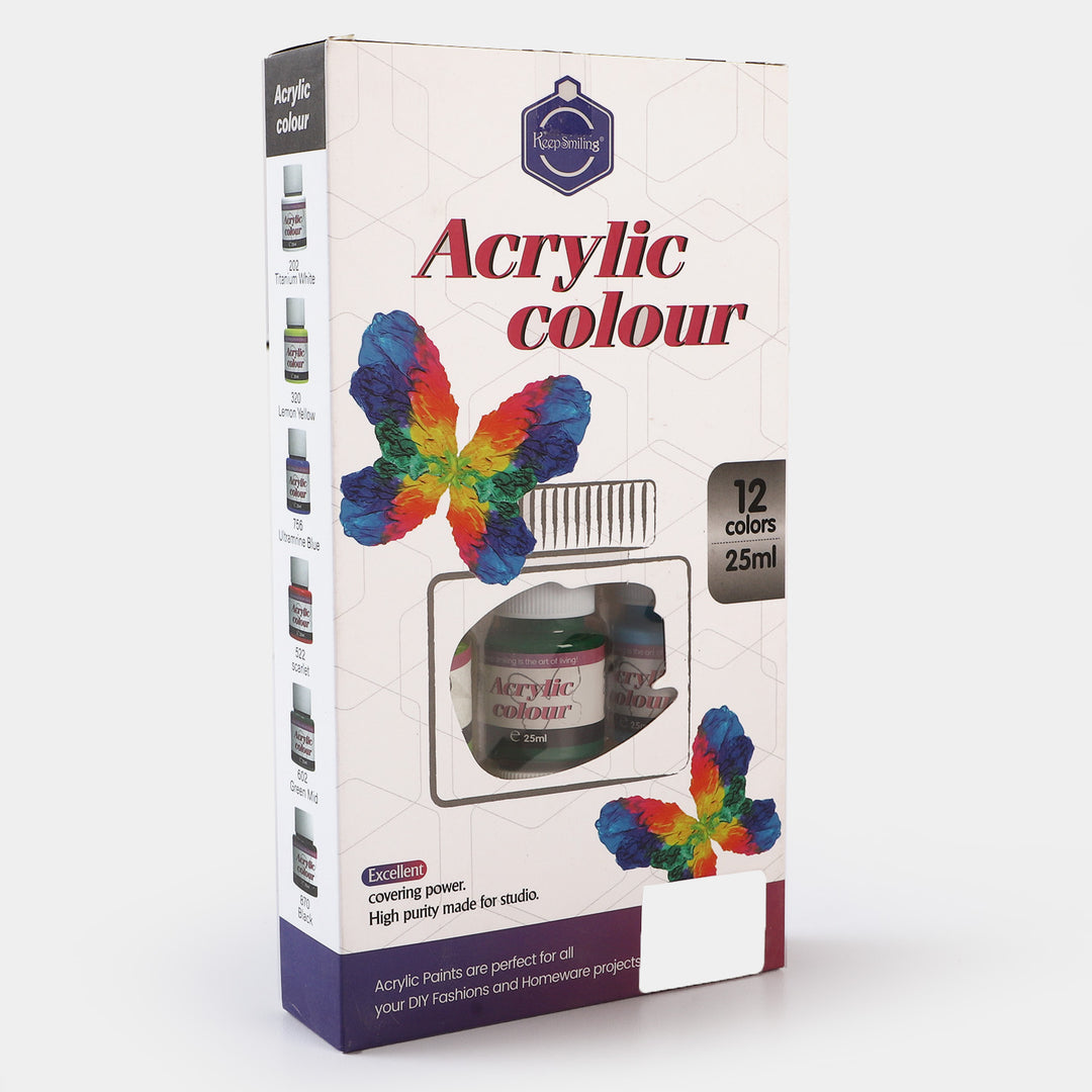 Acrylic Paint | 12 Color 25ml