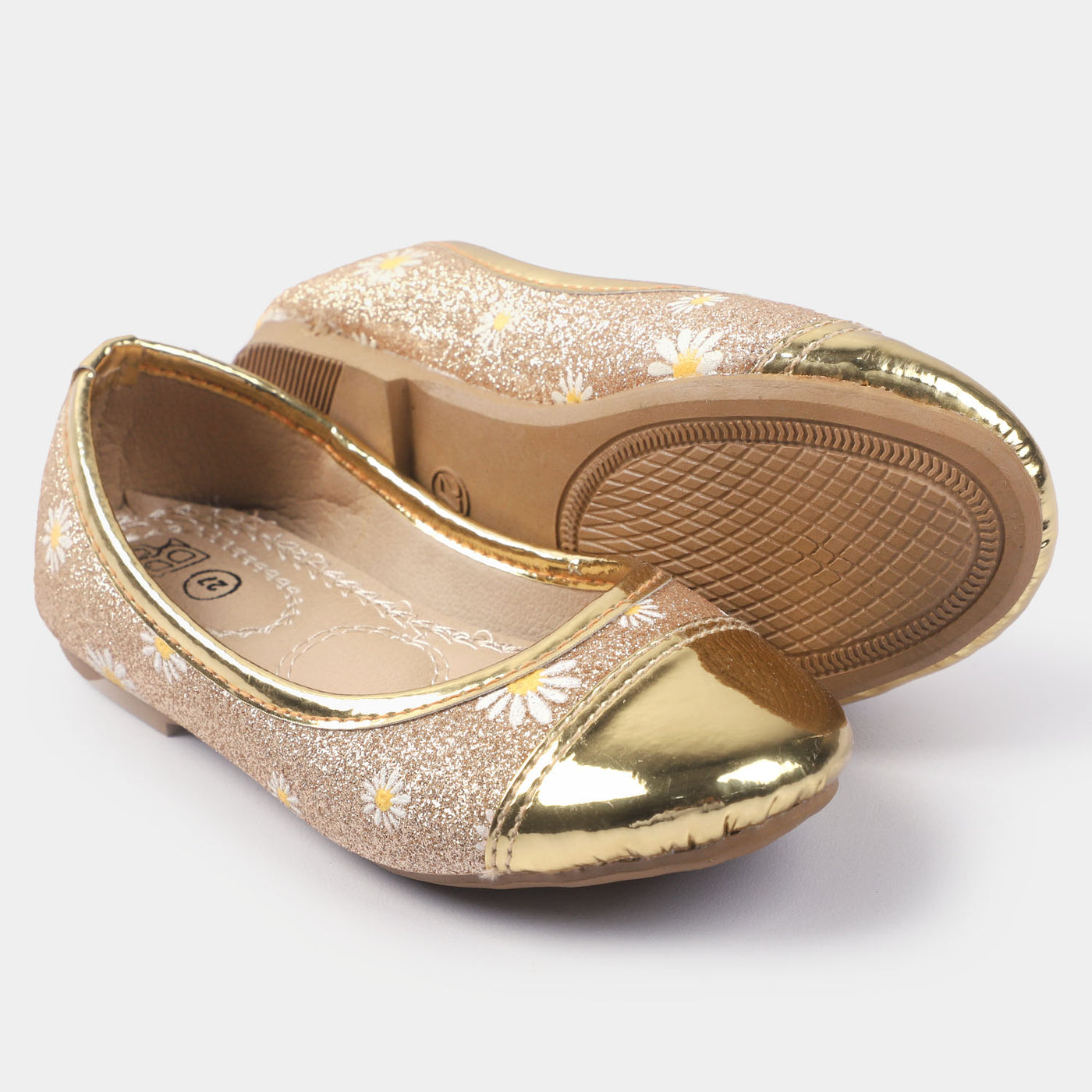 Girls Pumps SP-25-Gold