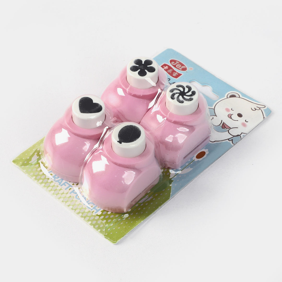 Craft Paper Punch Pack- Pink | 4PCs