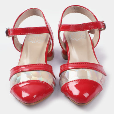 Girls Pumps Heels 456-11 - Red