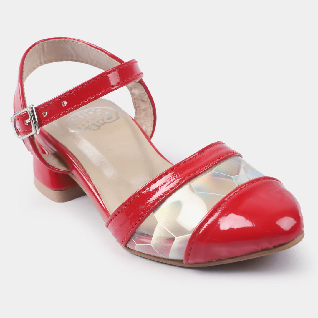 Girls Pumps Heels 456-11 - Red