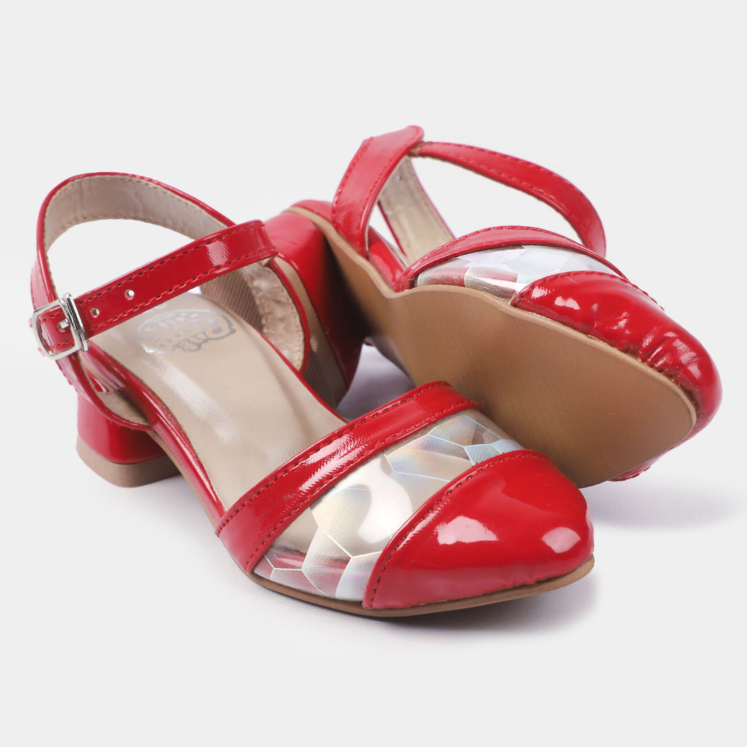 Girls Pumps Heels 456-11 - Red