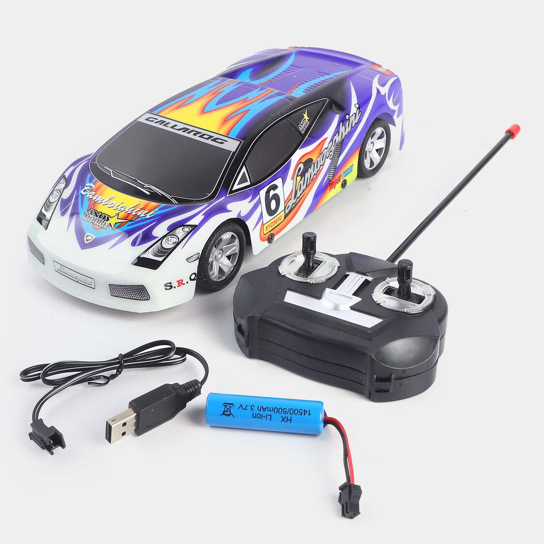 Remote Control Racing Champion Car With Light For Kids