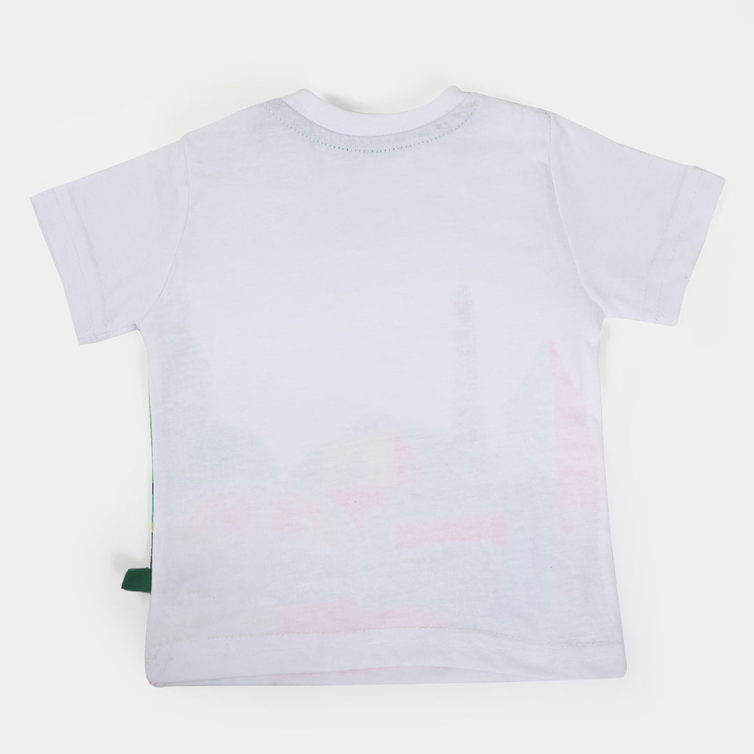 Infant Girls T-Shirt Humara Pakistan - White