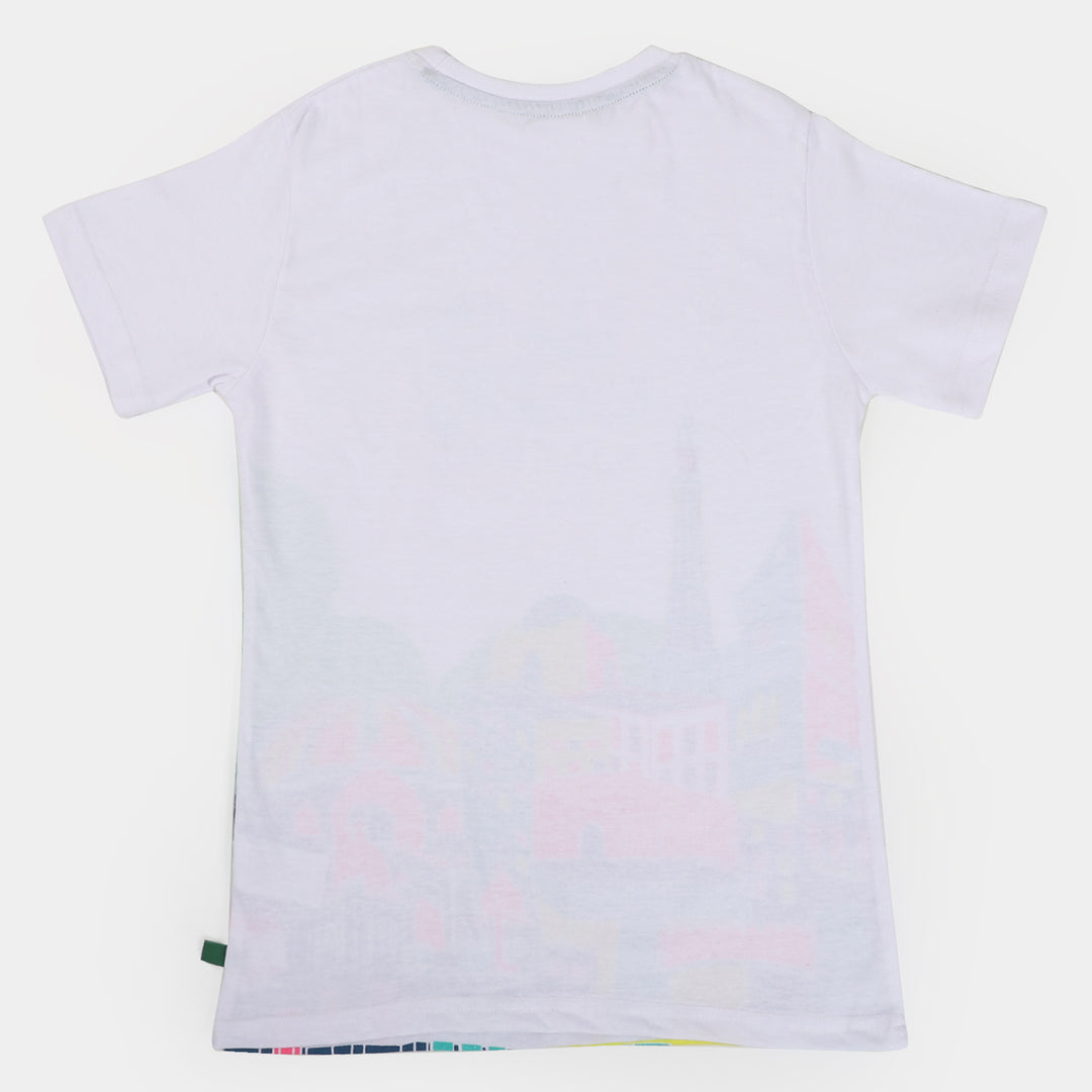 Girls T-Shirt Humara Pakistan - White
