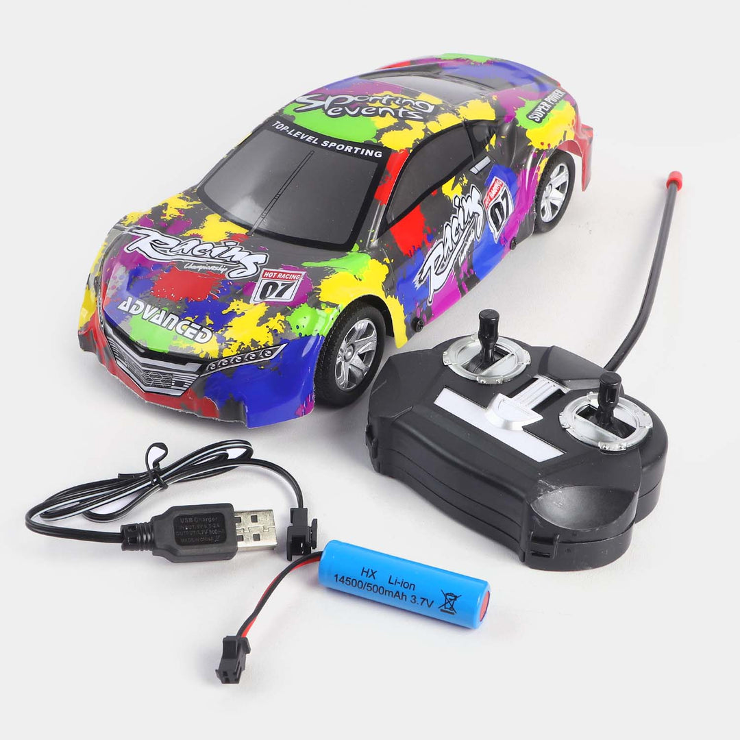 Remote Control Racing Champion Car With Light For Kids