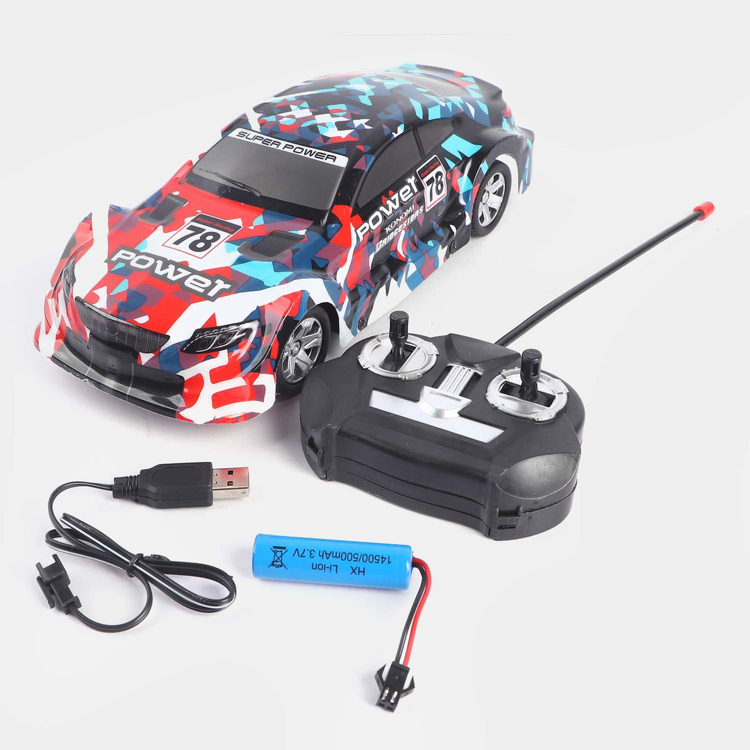 Remote Control Racing Champion Car With Light For Kids