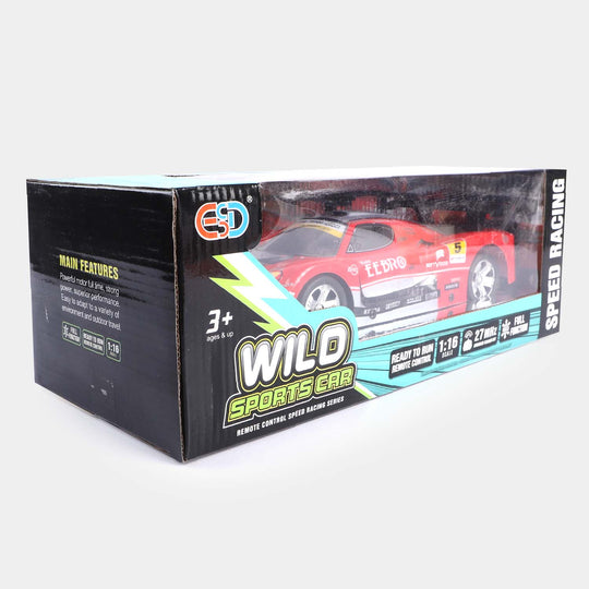 Remote Control Racing Champion Car With Light For Kids