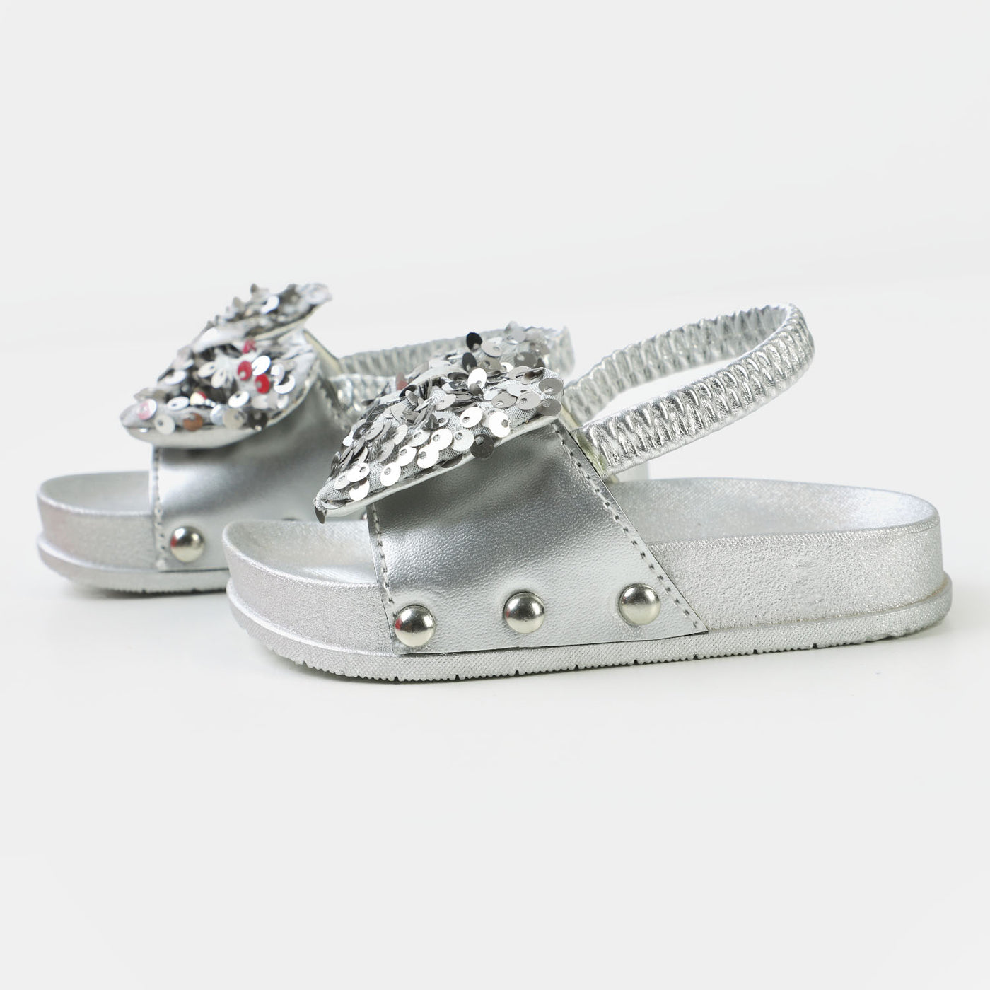 Girls Slipper CL-9 - SILVER