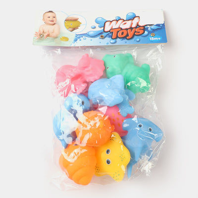 Multi-Color Rubber Soft Toys With Sound | 9PCs
