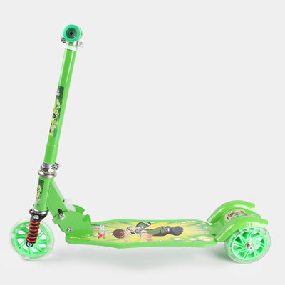 Character 3 Wheeler Scooty For Kids (Green)