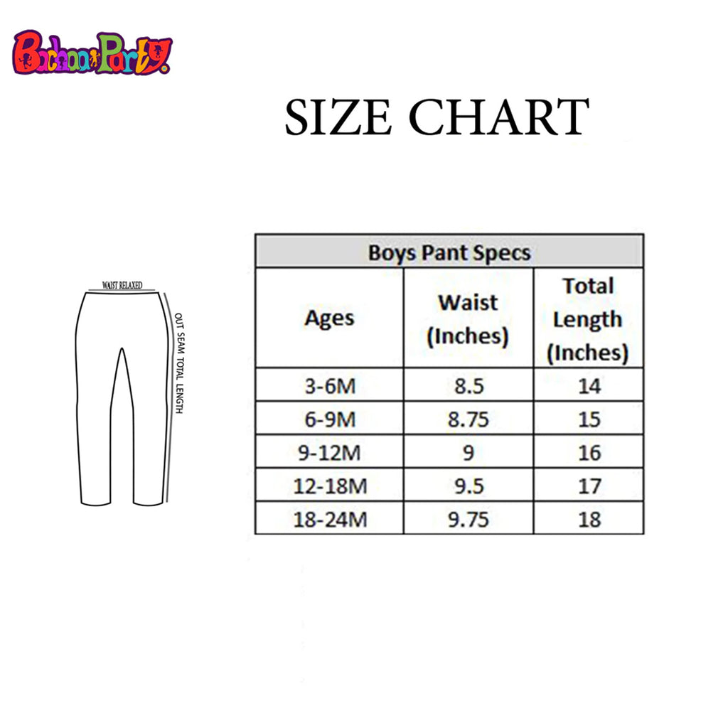 Infant Boys Denim Stretch Pant Jungle Beat-LIGHT BLUE