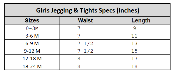 Infant Girls Lycra Jersey Basic Tights