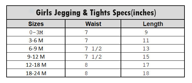 Infant Girls Lycra Jersey Tights - Yellow
