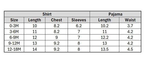 Infant Boys Cotton Jersey Night Suit