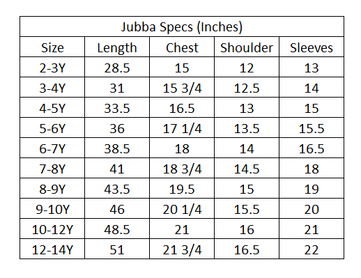 Boys Poly Viscose Jubba - Black