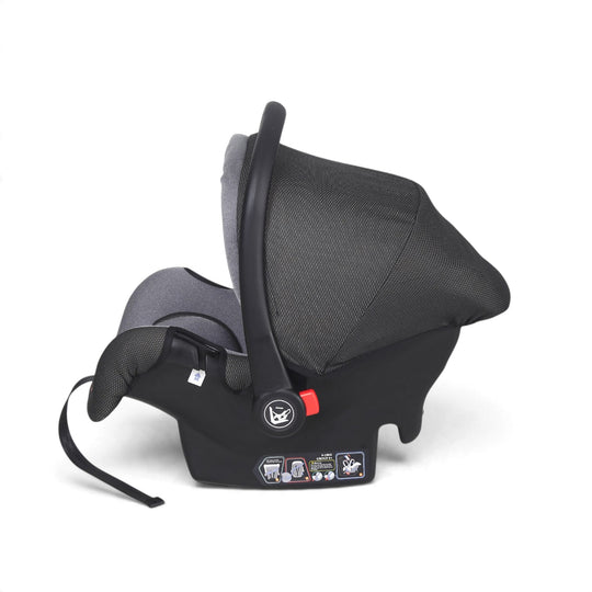 2-in-1 Lightweight Car Seat & Rocker Carrier (Grey)