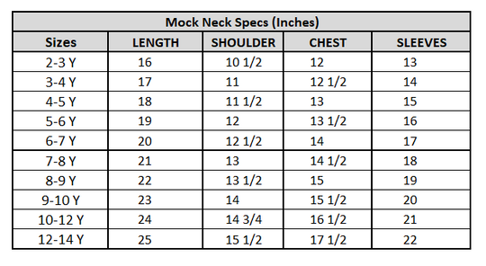 Kids Unisex Turtle Neck -BLACK