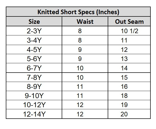 Girls Jumbo Pique Shorts (Sweet Like Ice Cream) - Yellow