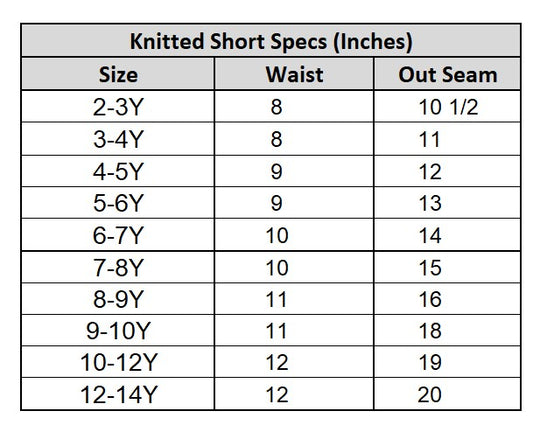 Girls Jumbo Pique Shorts (Sweet Like Ice Cream) - Yellow