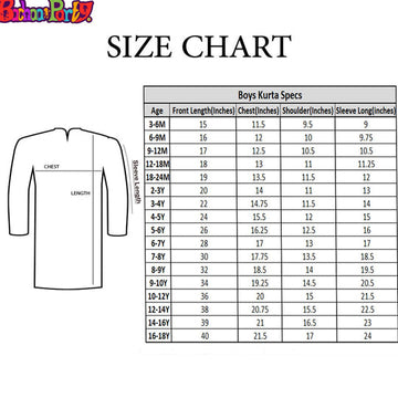 Boys Basic Kurta Slub - Mint