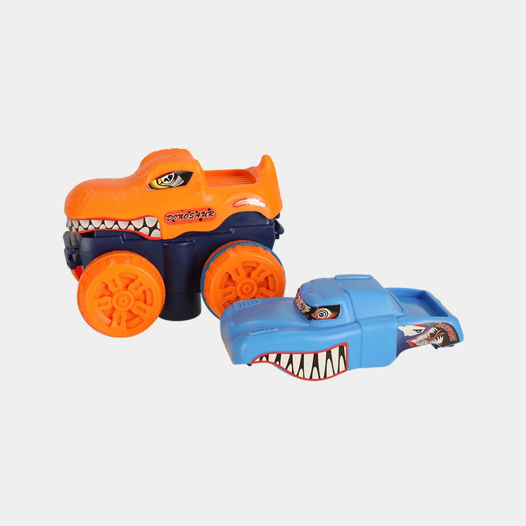 Creative Electric Dinosaur Rail Car For Kids | 54PCs