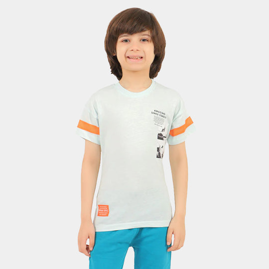 Boys T-Shirt Amazing -Light Blue