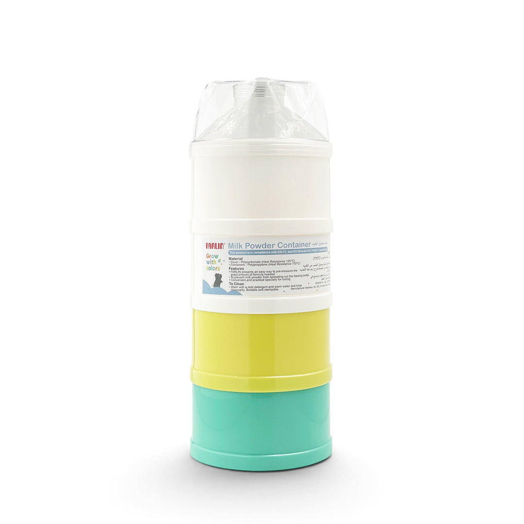 Milk Powder Container 4Pcs Green