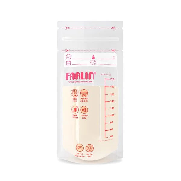 MILK STORAGE BAG 200ML PK-20+2