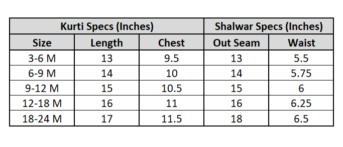 Infant Girls Raw Silk 2-Piece Set (Mah-E-Rang) - Shocking Pink