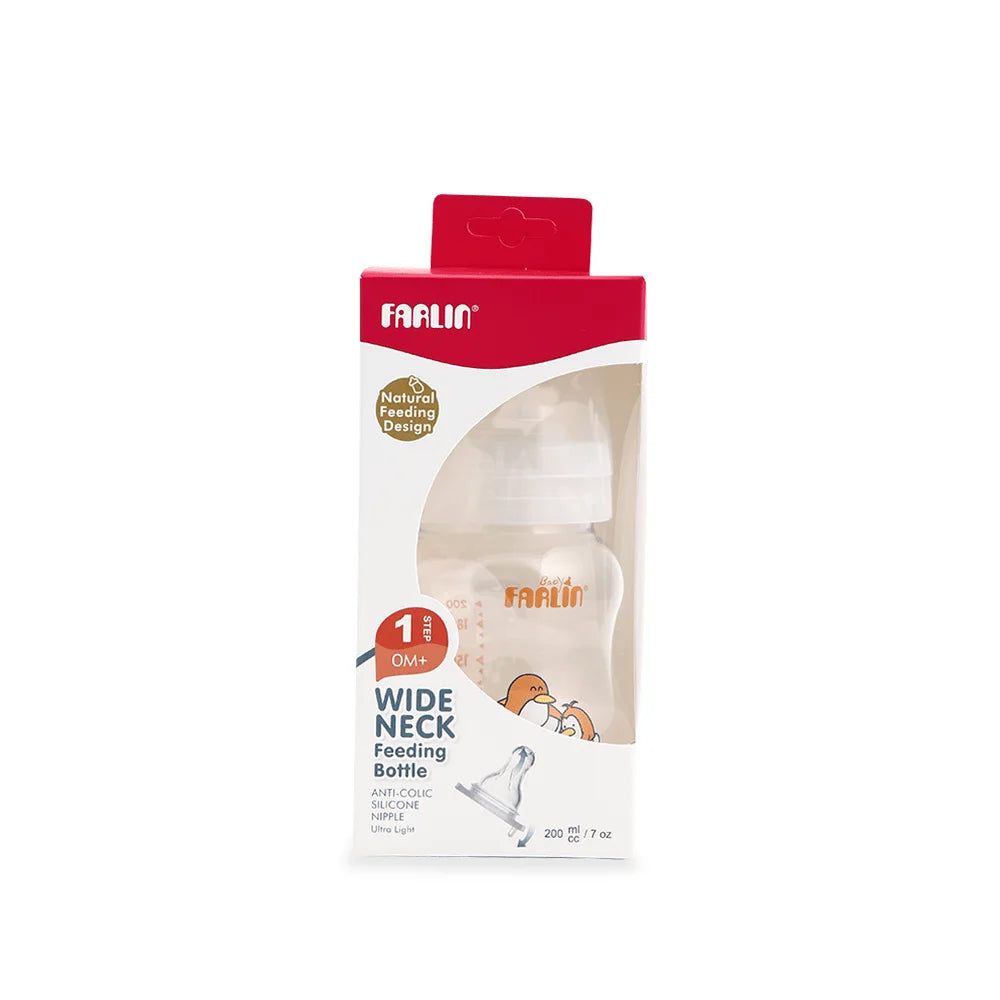 Farlin Wide Neck Feeding Bottle 200 Cc NF-809