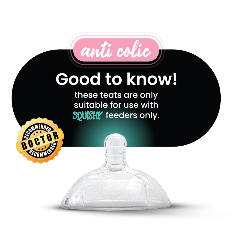 SQUISHY FEEDER NIPPLE OM+ VARY FLOW