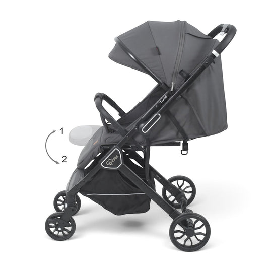 Stroller With Reversible Handle Grey T109-022