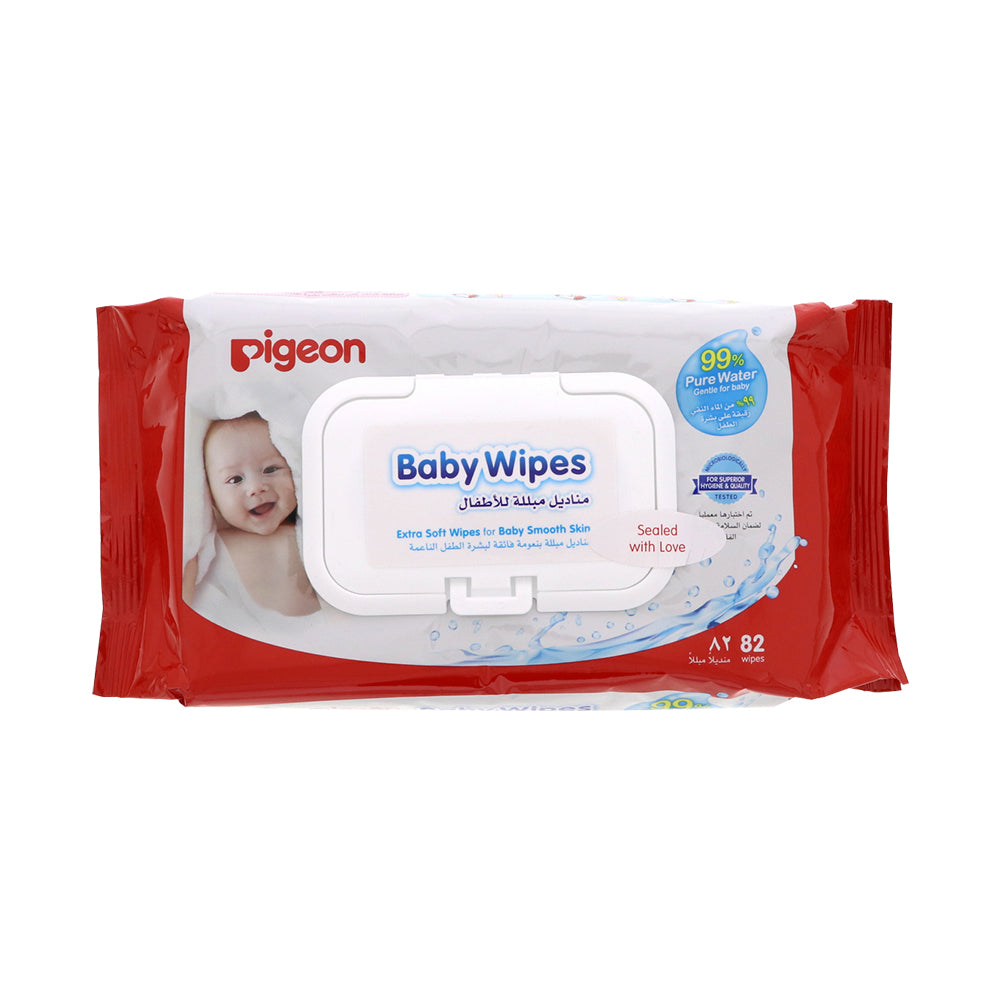 BABY WIPES PURE WATER 80 SINGLE FLIP TOP